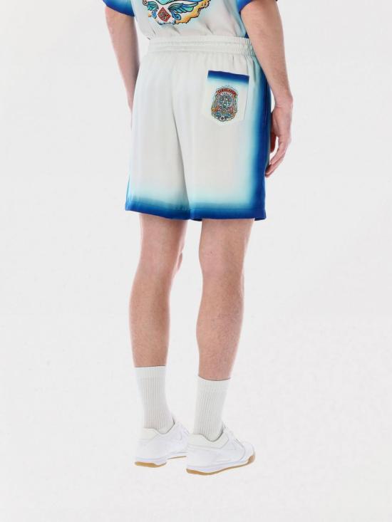 25SS 카사블랑카 숏팬츠 MS25TR012 03 White - CASABLANCA