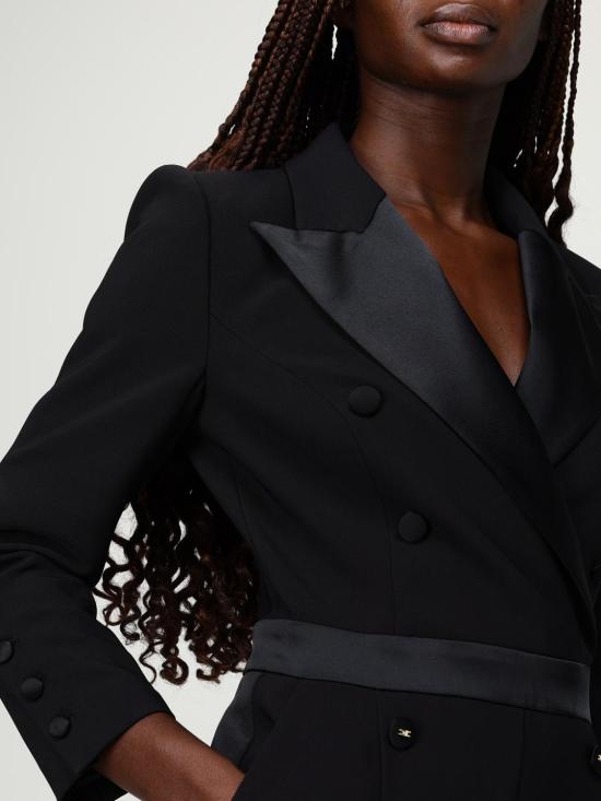 25FW 엘리자베타프랜치 점프수트 TU059 110 Black - ELISABETTA FRANCHI