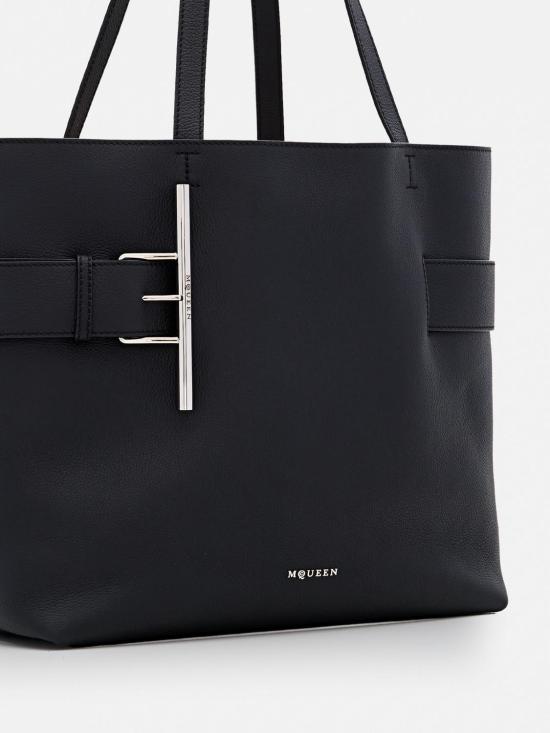 25FW 알렉산더 맥퀸 토트백 8135321VDDM 1000 Black - ALEXANDER MCQUEEN