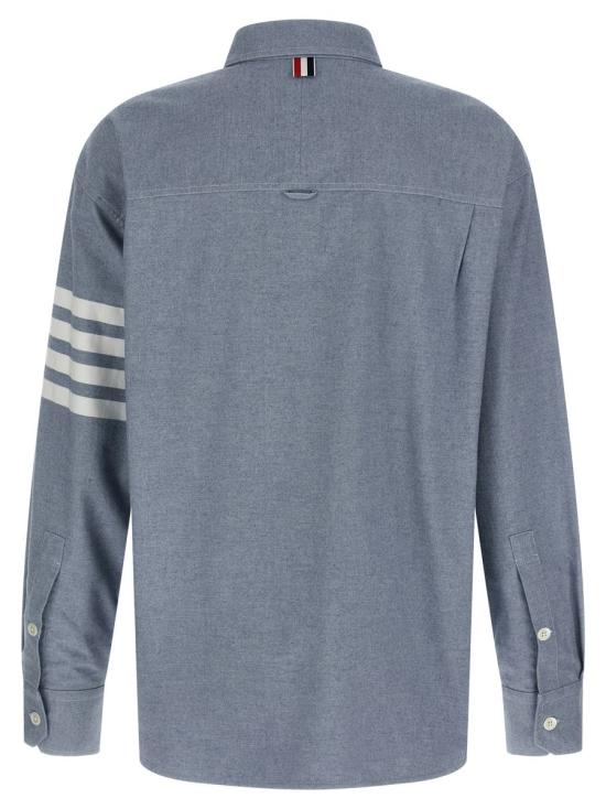 25FW 톰브라운 긴팔 셔츠 MWL420AF0325480 BLUE - THOM BROWNE