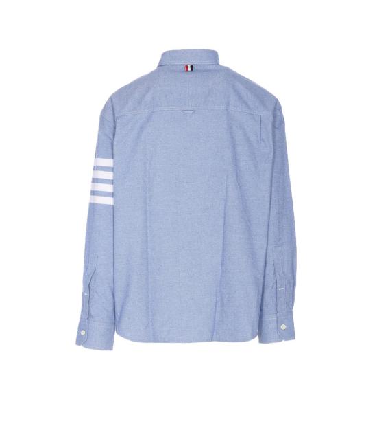 25FW 톰브라운 긴팔 셔츠 MWL420AF0325480 BLUE - THOM BROWNE