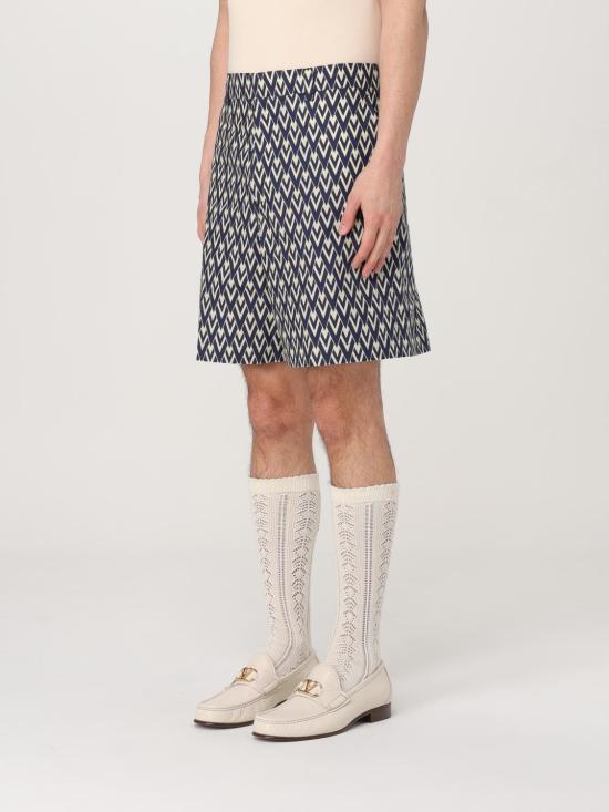 25SS 발렌티노 가라바니 숏팬츠 6V3RDD12AS0 QTD Blue - VALENTINO GARAVANI