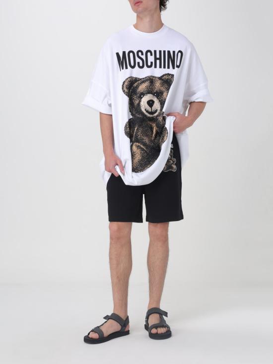 25FW 모스키노 숏팬츠 03460228 1555 Black - MOSCHINO
