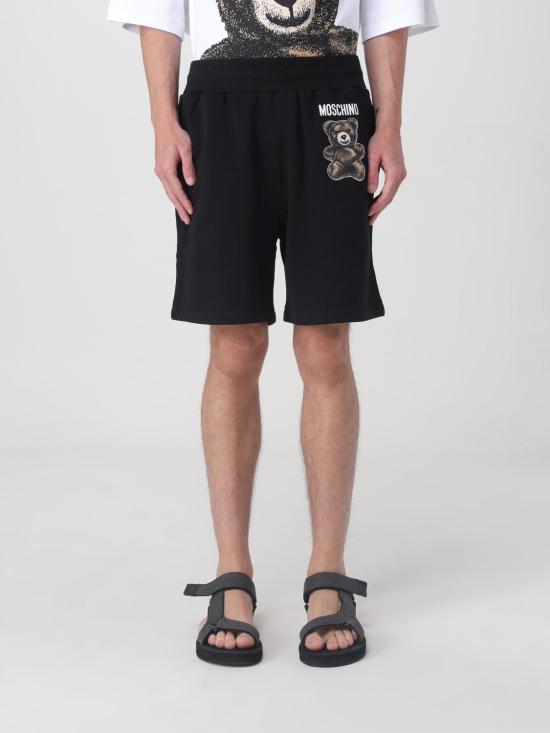 25FW 모스키노 숏팬츠 03460228 1555 Black