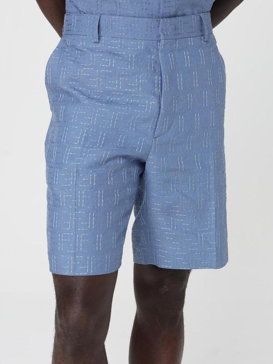 25FW 펜디 숏팬츠 FB0821AU6Y F0U6K Gnawed Blue - FENDI