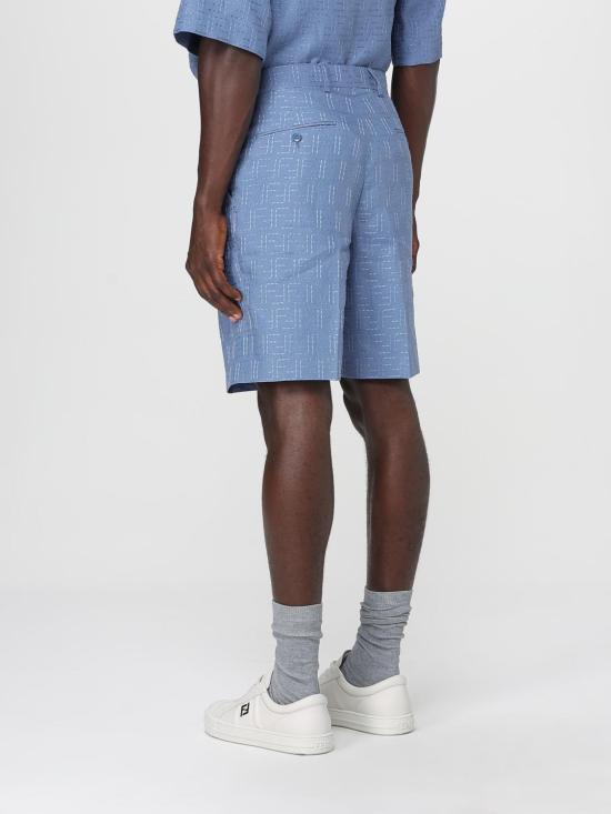 25FW 펜디 숏팬츠 FB0821AU6Y F0U6K Gnawed Blue - FENDI