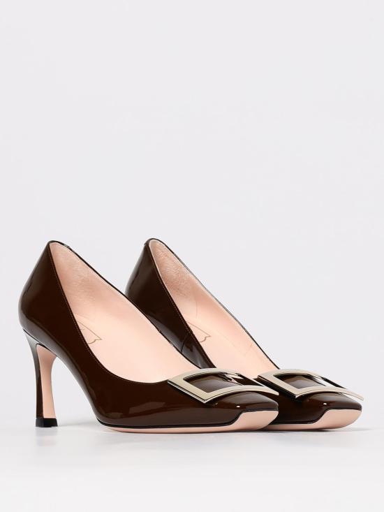 25FW 로저비비에 트럼펫 메탈 버클 펌프스 RVW40015280D1P S604 Hazel - ROGER VIVIER