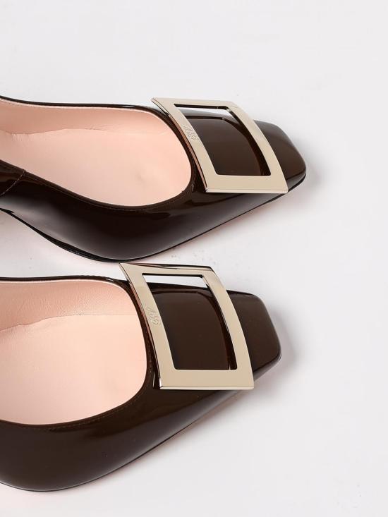 25FW 로저비비에 트럼펫 메탈 버클 펌프스 RVW40015280D1P S604 Hazel - ROGER VIVIER