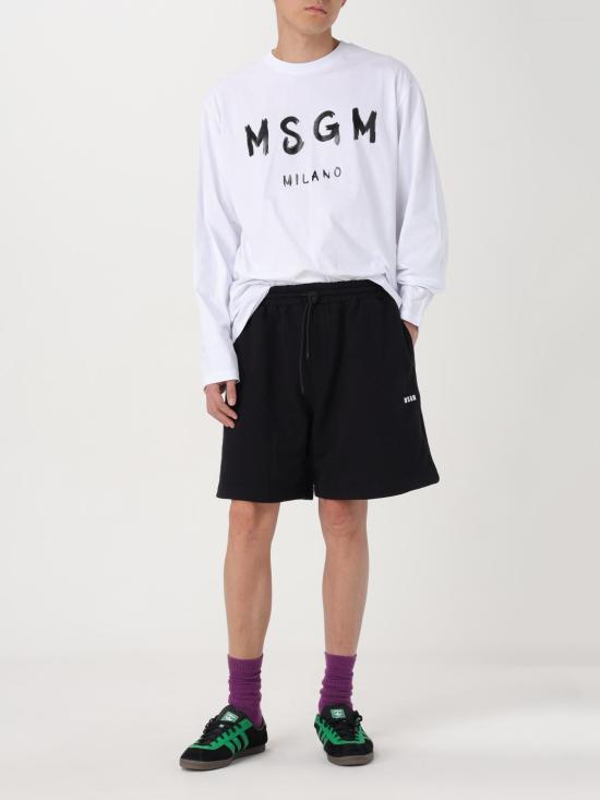  엠에스지엠 숏팬츠 3640MB76247000 99 Black - MSGM