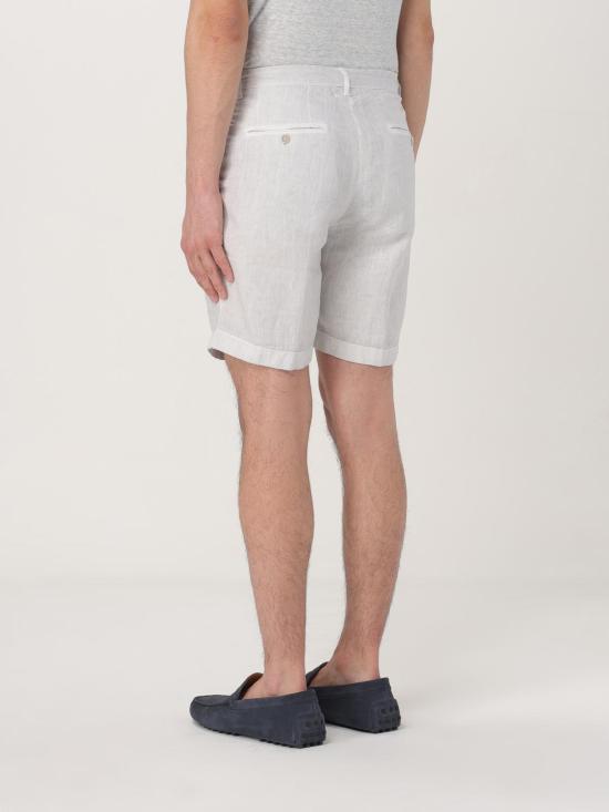 25SS 120 리노 숏팬츠 32ALIM2052000025332ALIM S00062 Pearl - 120 LINO