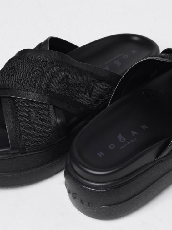 25FW 호간 HXW6800FO10LE9 B999 Black - HOGAN