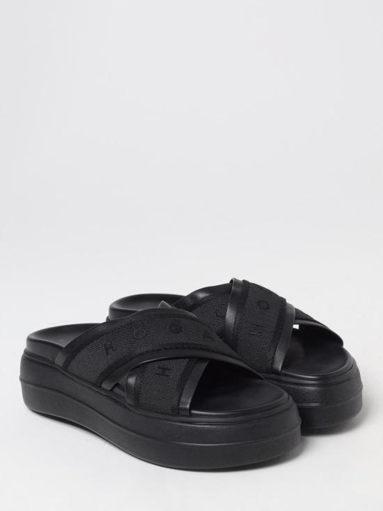 25FW 호간 HXW6800FO10LE9 B999 Black - HOGAN