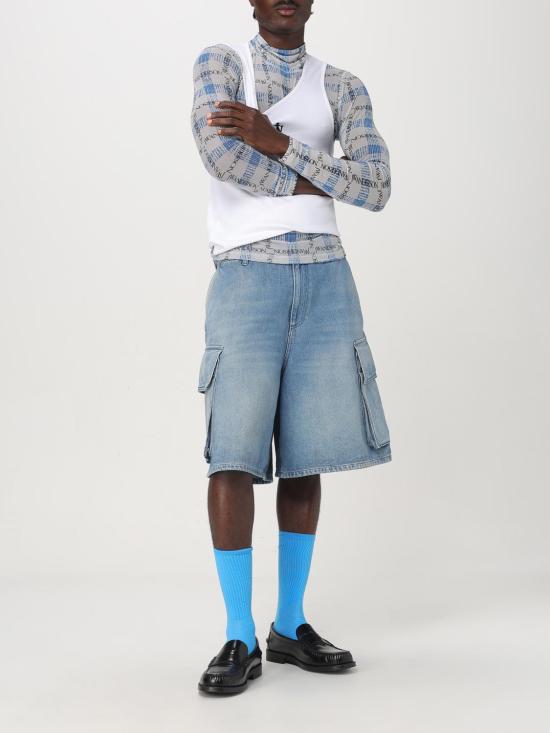 25FW JW앤더슨 숏팬츠 DT0108PG1735 804 Gnawed Blue - JW ANDERSON