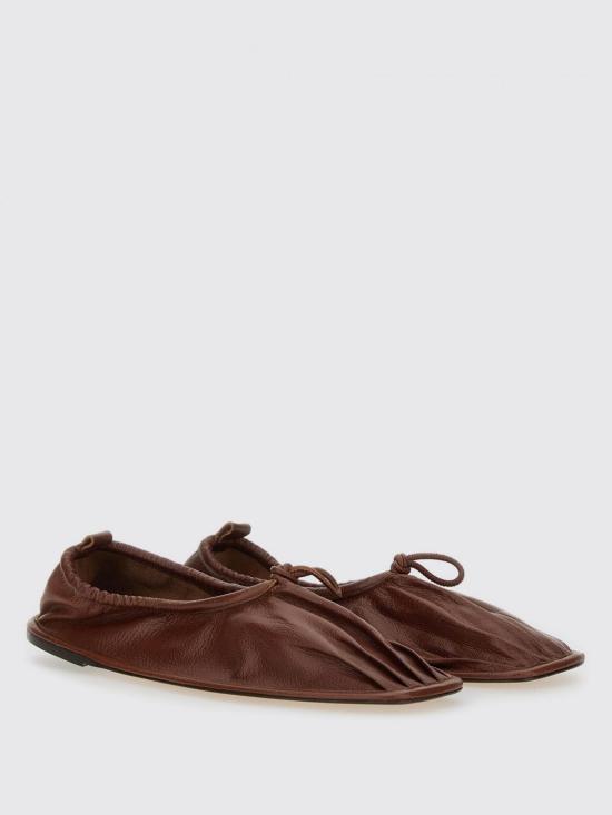 25SS 헤레우 플랫 슈즈 PUNSSWFS25 CHESTNUT Brown - HEREU