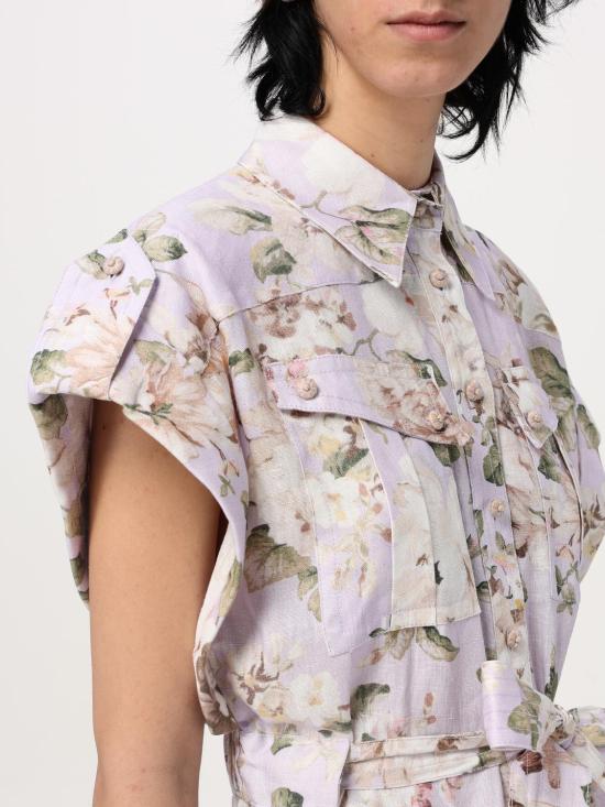 25FW 짐머만 점프수트 3112YRS252 LIF Lilac - ZIMMERMANN