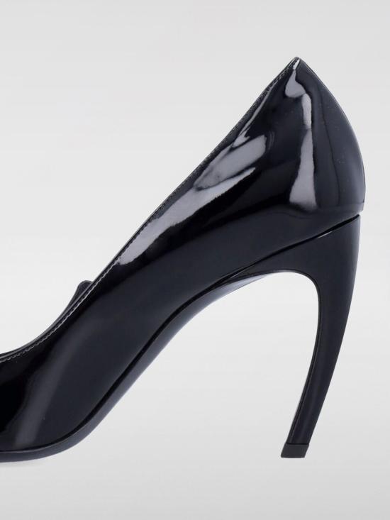 25FW 디 아티코 뮬/슬리퍼 WSH00877EEE056AA 100 Black - THE ATTICO