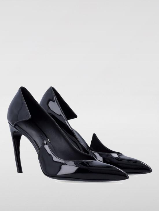 25FW 디 아티코 뮬/슬리퍼 WSH00877EEE056AA 100 Black - THE ATTICO