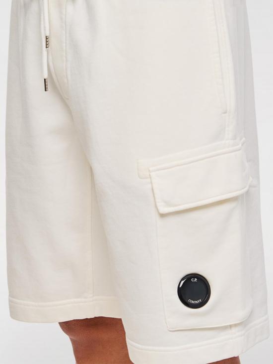 25FW 씨피 컴퍼니 숏팬츠 18CMSB101A110044G 103 White - C.P. COMPANY