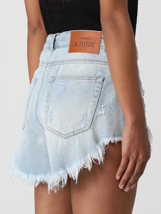  액티튜드 트윈세트 숏팬츠 231AT2231 10563 Denim - ACTITUDE TWINSET