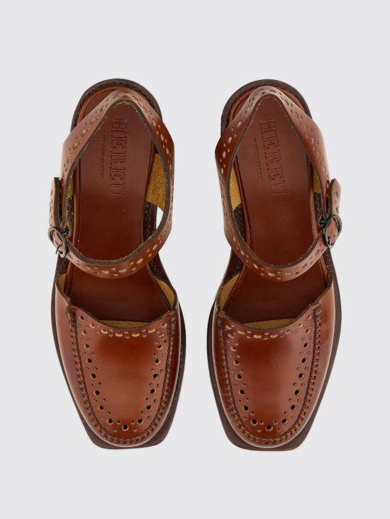 25SS 헤레우 뮬/슬리퍼 PICAHEWFS25 TAN Brown - HEREU