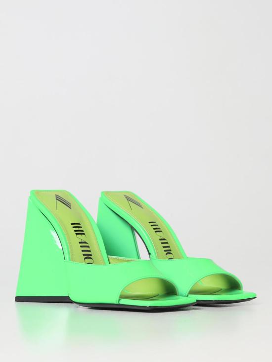  디 아티코 뮬/슬리퍼 231WS000L002 163 Green - THE ATTICO