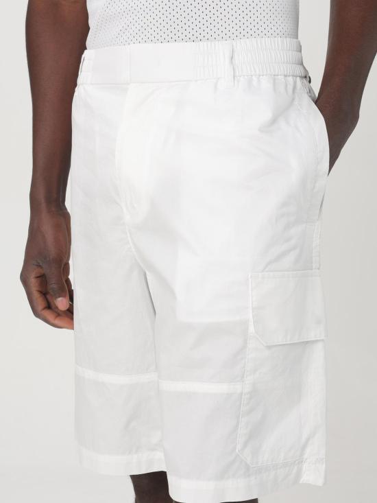 25FW 알마니 숏팬츠 XM000150AF11882 U0009 White - ARMANI