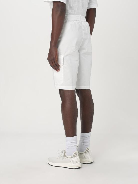 25FW 알마니 숏팬츠 XM000150AF11882 U0009 White - ARMANI