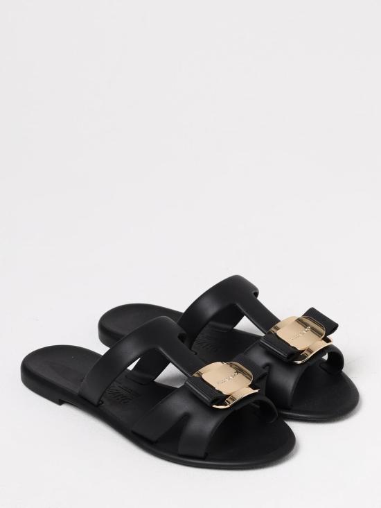 25FW 살바토레 페라가모 힐/펌프스 01J325 779972 001 Black - SALVATORE FERRAGAMO