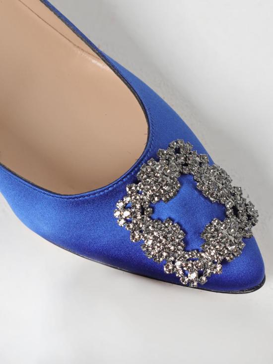 25FW 마놀로 블라닉 뮬/슬리퍼 9XX0661 4326 Royal Blue - MANOLO BLAHNIK