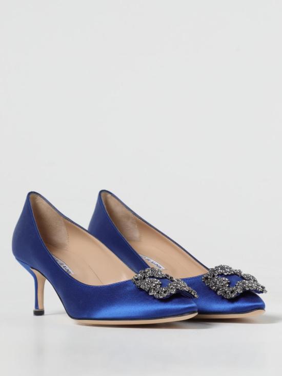 25FW 마놀로 블라닉 뮬/슬리퍼 9XX0661 4326 Royal Blue - MANOLO BLAHNIK