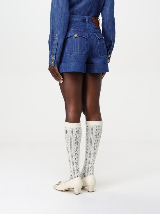 25FW 발렌티노 가라바니 숏팬츠 6B3DD18S94C 558 Blue - VALENTINO GARAVANI