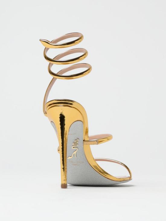 25FW 르네 카오빌라 힐/펌프스 C123511050001L018 Gold - RENE CAOVILLA