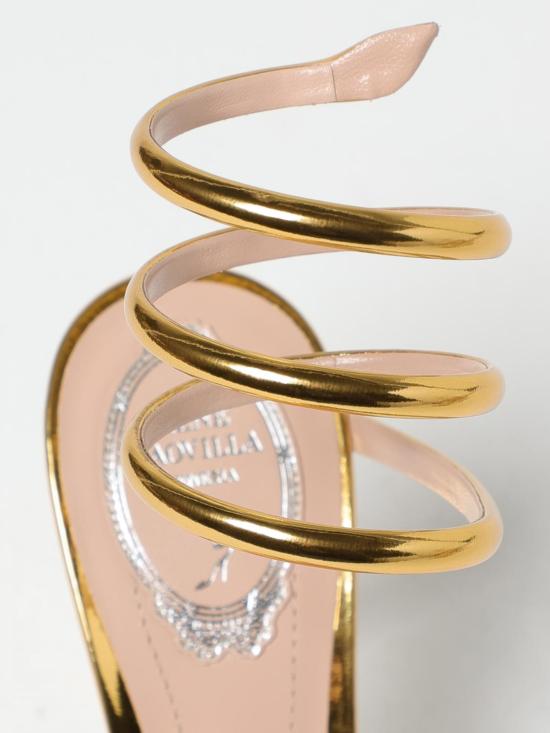 25FW 르네 카오빌라 힐/펌프스 C123511050001L018 Gold - RENE CAOVILLA