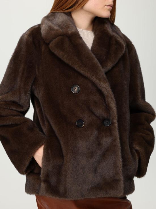 25FW 에스막스마라 로라 퍼코트 2529456013600 001 Brown - 'S MAX MARA