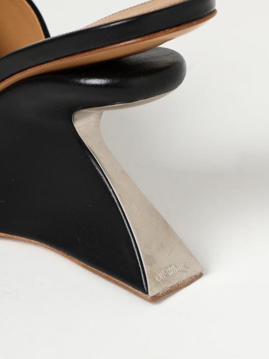 25FW 오프화이트 뮬/슬리퍼 OWIJ042S24LEA001 1010 Black - OFF WHITE