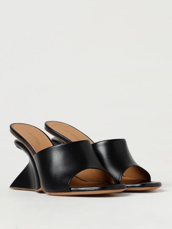 25FW 오프화이트 뮬/슬리퍼 OWIJ042S24LEA001 1010 Black - OFF WHITE