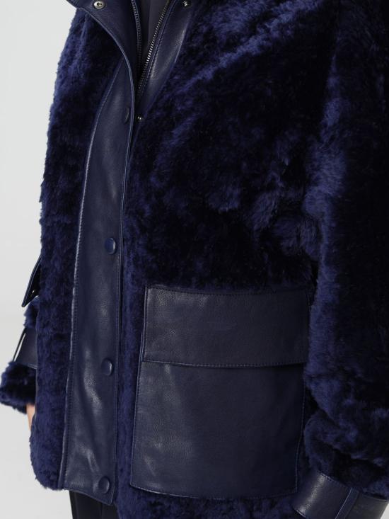 25FW 엠포리오 아르마니 코트 EW002157AF17177 UB116 Navy - EMPORIO ARMANI