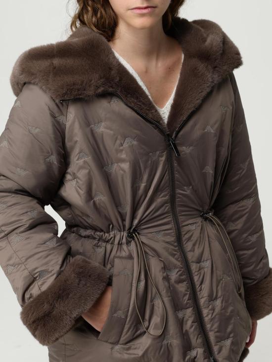 25FW 엠포리오 아르마니 코트 EW001467AF14618 U6125 Dove Grey - EMPORIO ARMANI