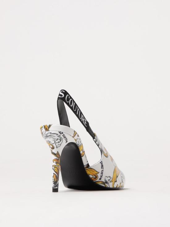 25FW 베르사체 뮬/슬리퍼 78VA3S52ZS366 G03 White - VERSACE