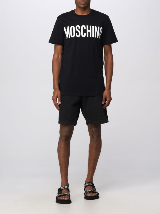  모스키노 숏팬츠 03542018 1555 Black - MOSCHINO