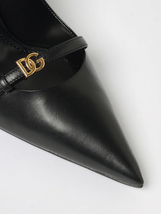 25FW 돌체앤가바나 뮬/슬리퍼 CD1974A5738 80999 Black - DOLCE & GABBANA