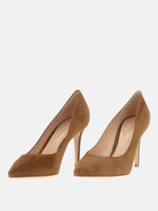 25FW 지안비토로시 뮬/슬리퍼 G2458085RICCAM TEXA Brown - GIANVITO ROSSI