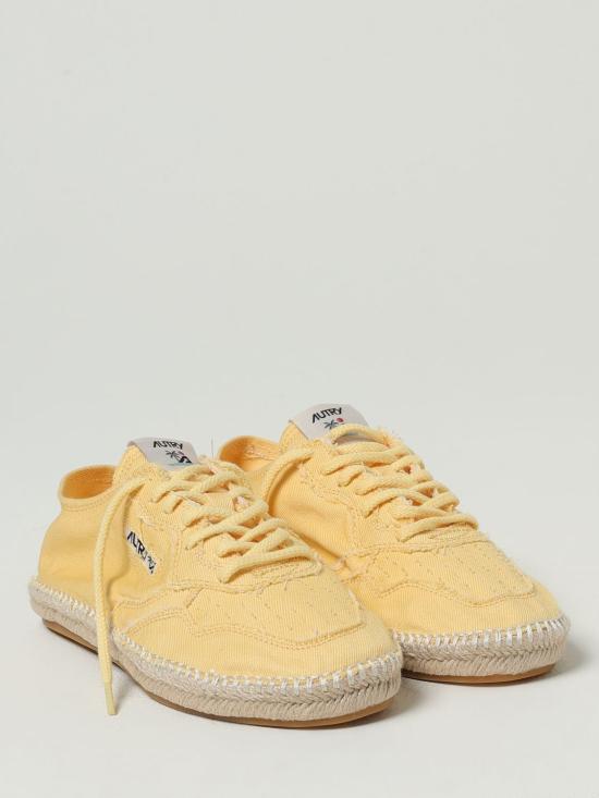 25FW 오트리 SANDY 샌디 에스파드리유 스니커즈 ESLW CV03 Yellow - AUTRY