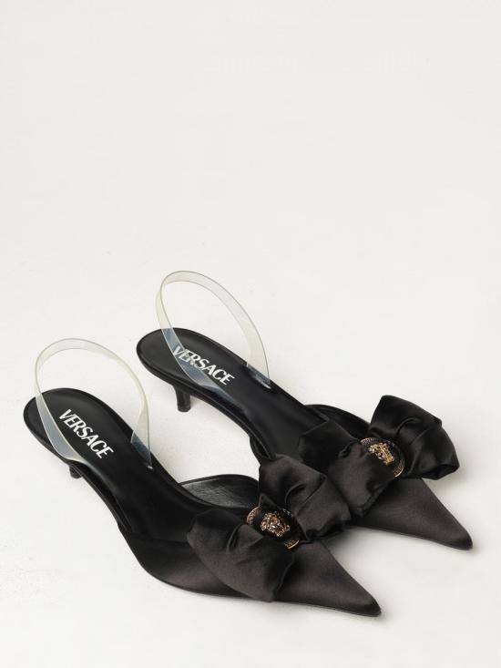 24FW 베르사체 뮬/슬리퍼 10154241A08415 1B00V Black - VERSACE