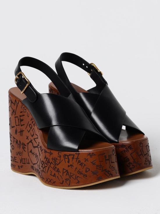 26SS 끌로에 힐/펌프스 CHC24A02YLU 001 Black - CHLOE