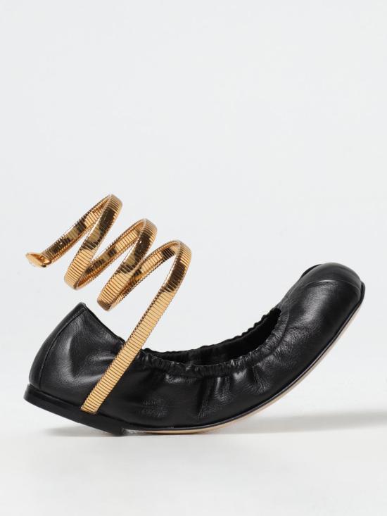 25FW 르네 카오빌라 플랫 슈즈 C12186010NA01 V017 Black