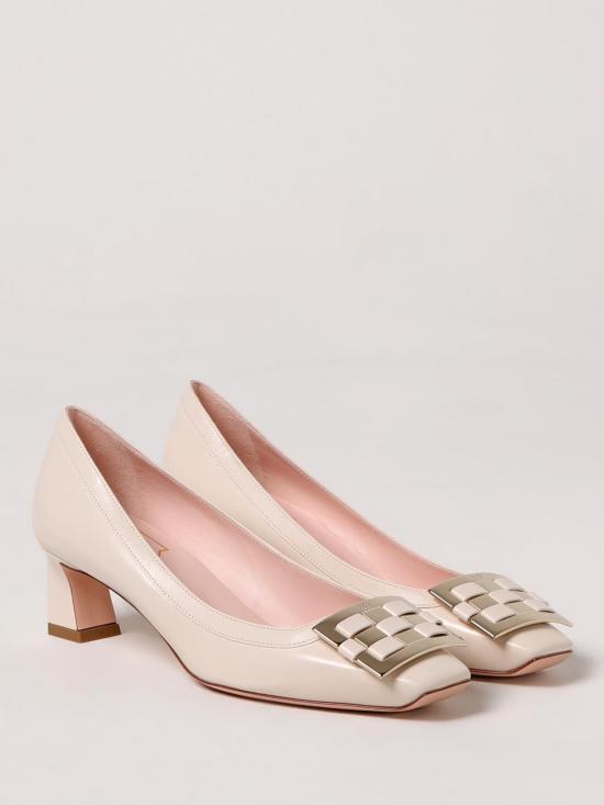 25SS 로저비비에 힐/펌프스 RVW44840940BSS C019 White - ROGER VIVIER