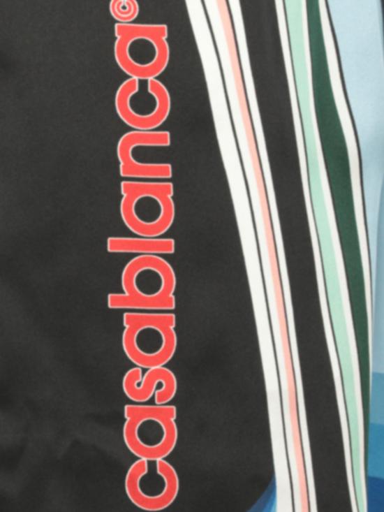 25FW 카사블랑카 숏팬츠 MPF25TR012 05 Black - CASABLANCA