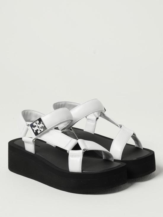 25FW 토리버치 뮬/슬리퍼 166402 137 White - TORY BURCH