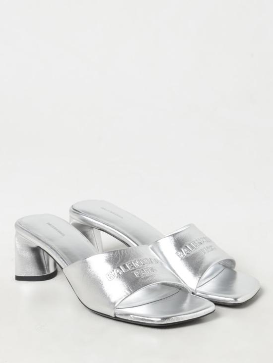  발렌시아가 뮬/슬리퍼 801424WBC70 8010 Silver - BALENCIAGA